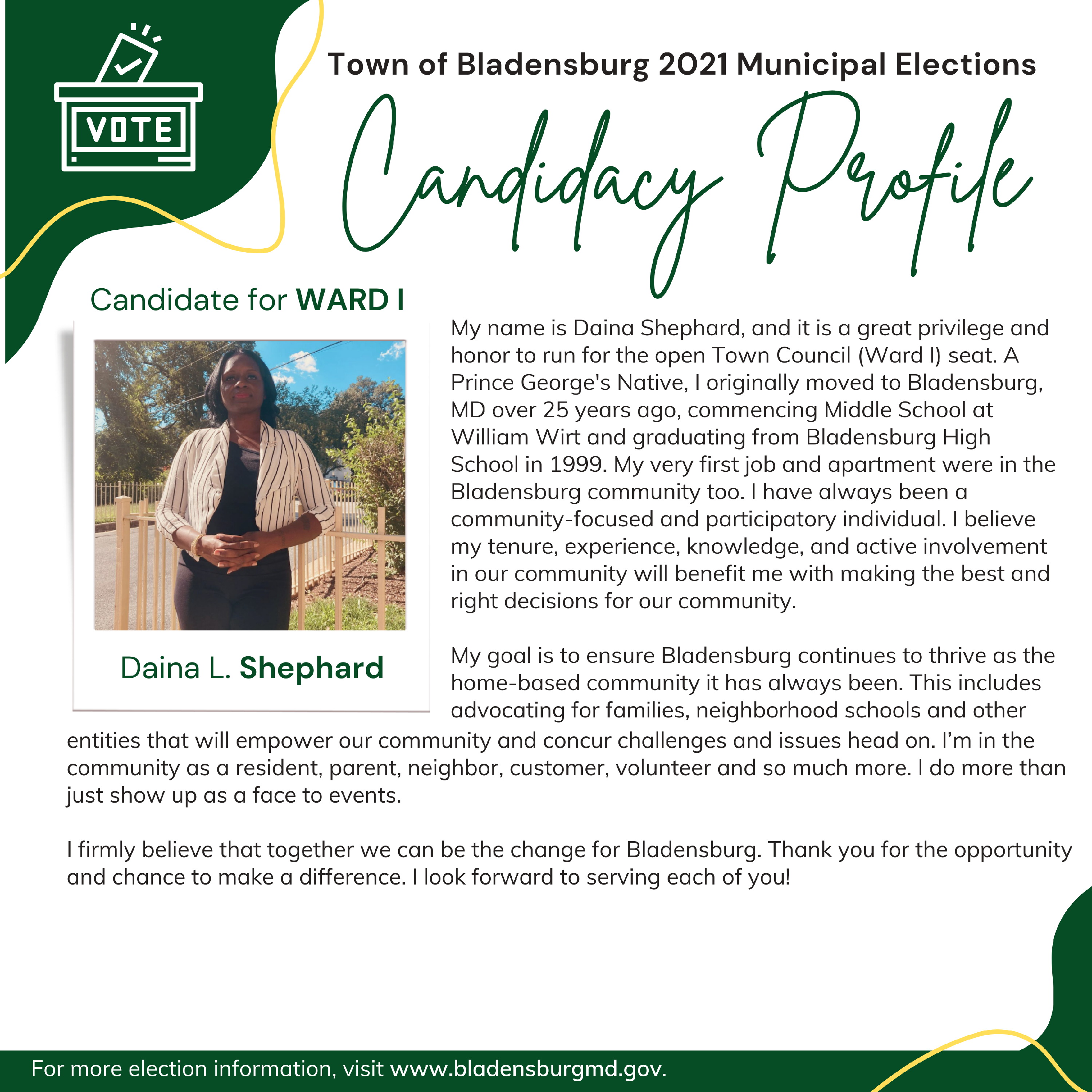 Candidacy Profile - Shephard